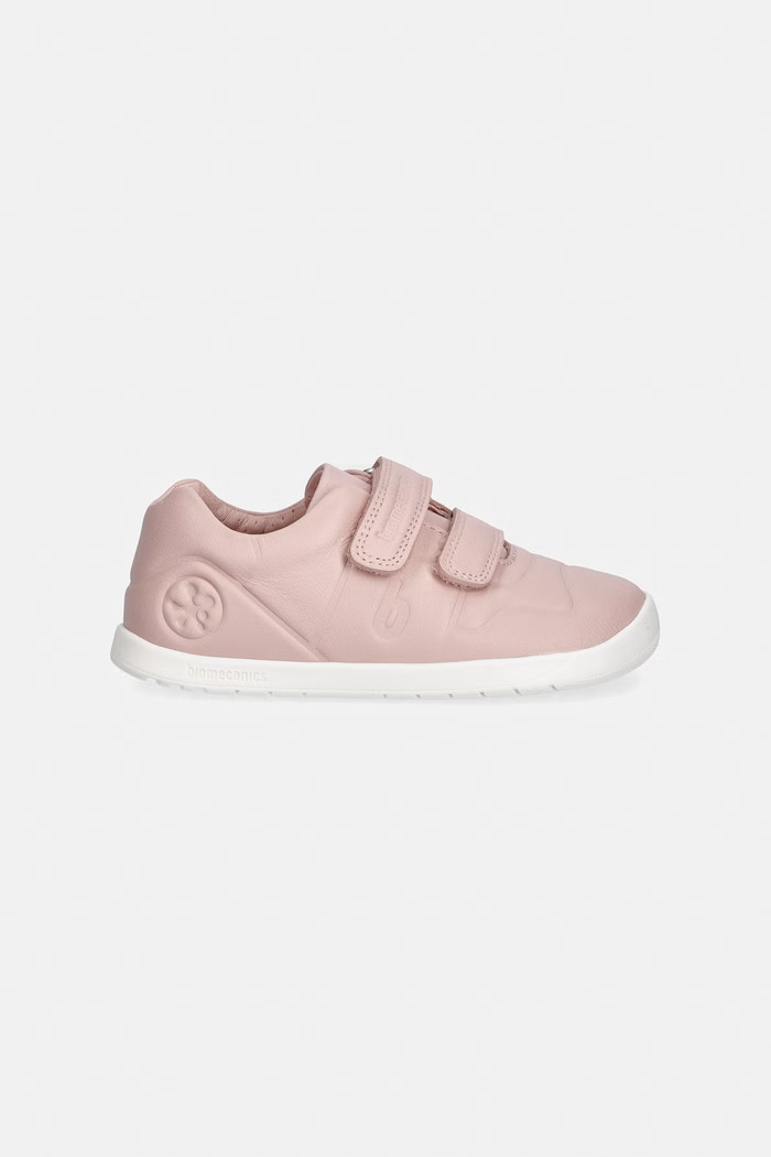Παιδικά δερμάτινα sneakers Biomecanics 241160.G.24.26 ροζ SS26