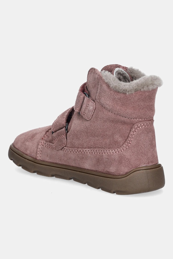 DÍVKA Dětské semišové zimní boty Froddo ZERU TEX FURRY BAREFOOT G2110151.G.25.30 růžová