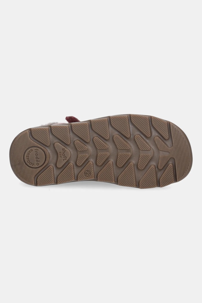 Dětské semišové zimní boty Froddo ZERU TEX FURRY BAREFOOT G2110151.G.25.30 růžová
