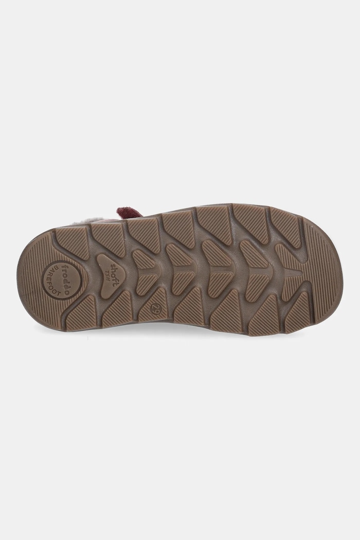 Dětské semišové zimní boty Froddo ZERU TEX FURRY BAREFOOT G2110151.G.25.30 růžová