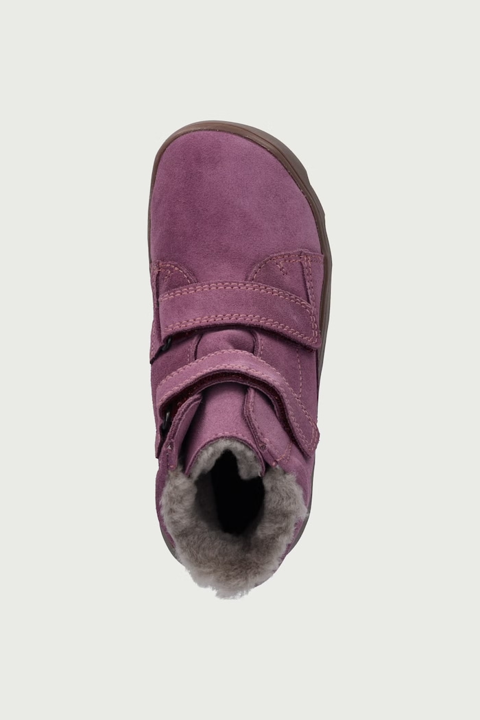 Čevlji zimski otroški semišasti ZERU TEX FURRY BAREFOOT Froddo G2110151.G.25.30 vijolična