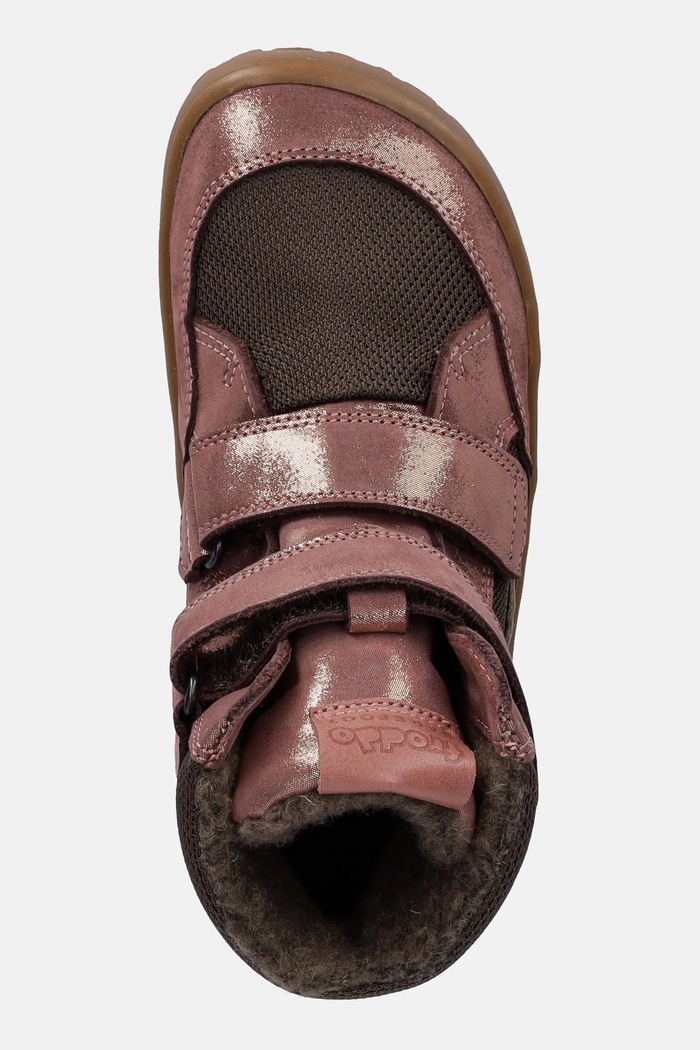 Detské zimné topánky Froddo BAREFOOT TEX WINTER ružová G3160247.8.25.30