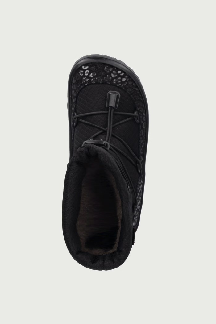 Topánky zimné detské kožené BAREFOOT TEX TRACK WOOL Froddo G3160251.G.25.30 čierna