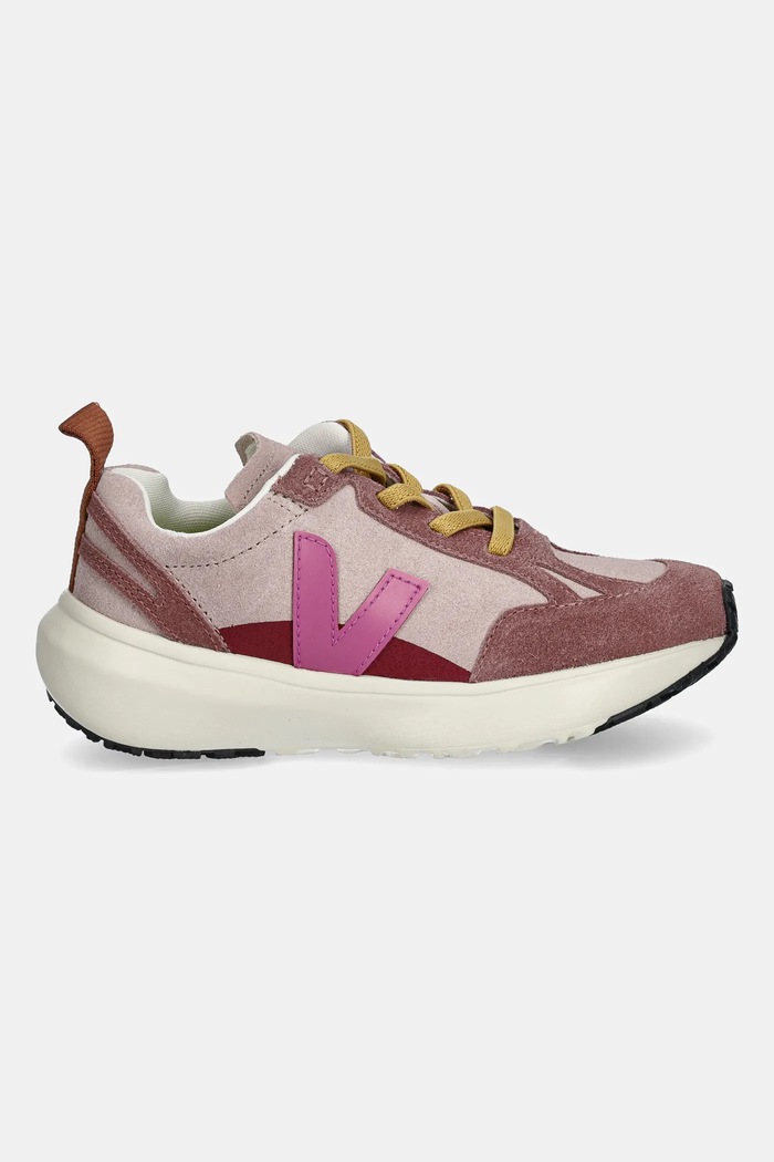 Veja sneakers in camoscio per bambini Small Canary Light YL0321025C.28.35 rosa AW25