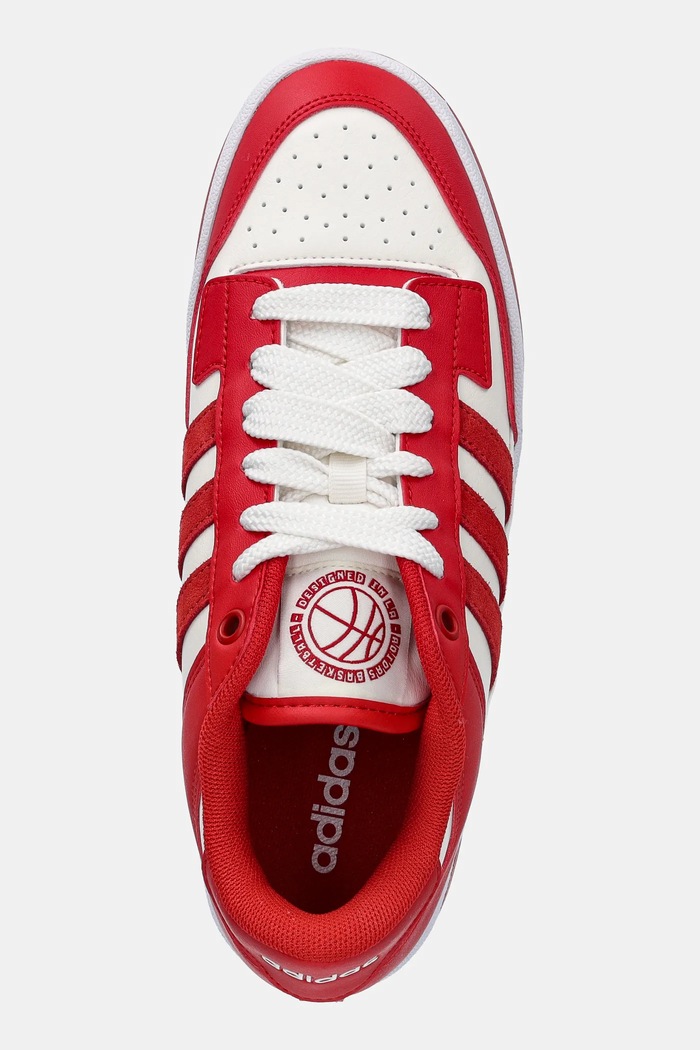 Sneakersy RAPID COURT LOW adidas Originals JR0164 czerwony