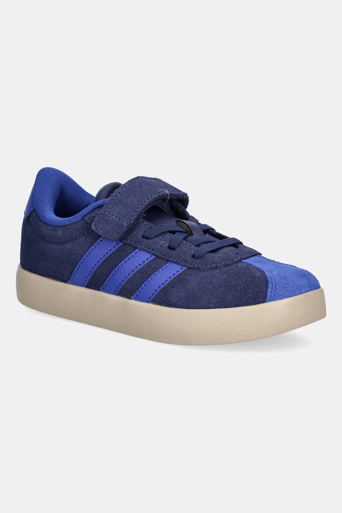 Dětské tenisky adidas VL COURT 3.0 semišová kůže námořnická modř JP7829