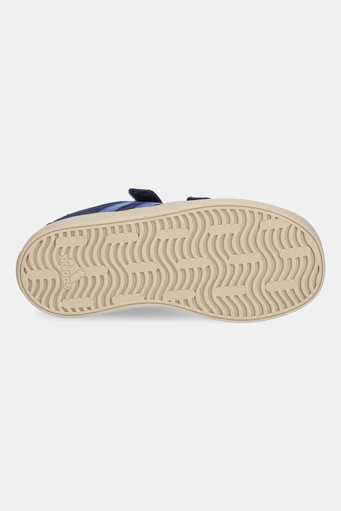 Dječje tenisice od brušene kože adidas VL COURT 3.0 JP7876 mornarsko plava
