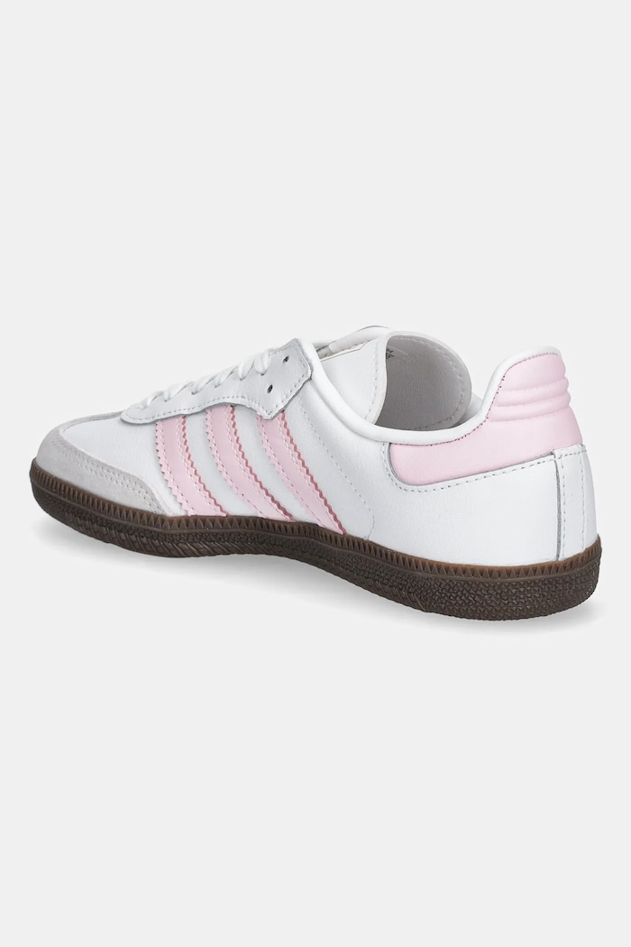 Chłopiec adidas Originals sneakersy skórzane dziecięce SAMBA OG JQ2849 biały