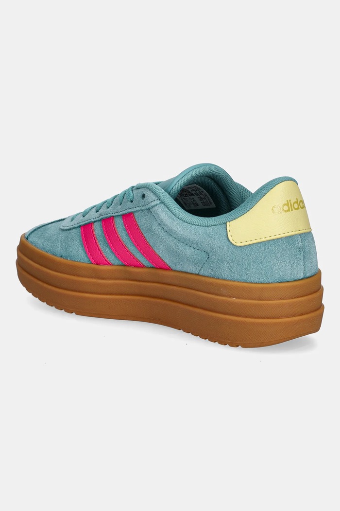 Момче Детски велурени маратонки adidas VL COURT BOLD JQ4482 тюркоазен