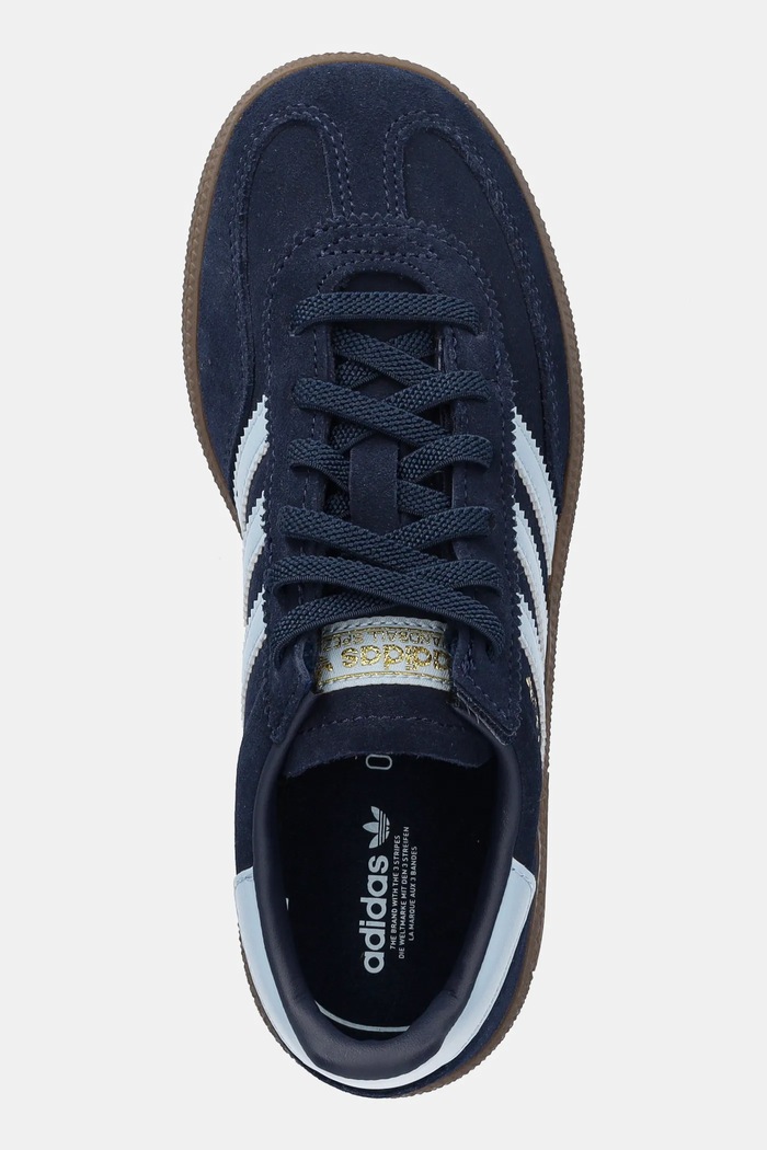 adidas Originals sneakersy zamszowe dziecięce HANDBALL SPEZIAL granatowy JQ6380