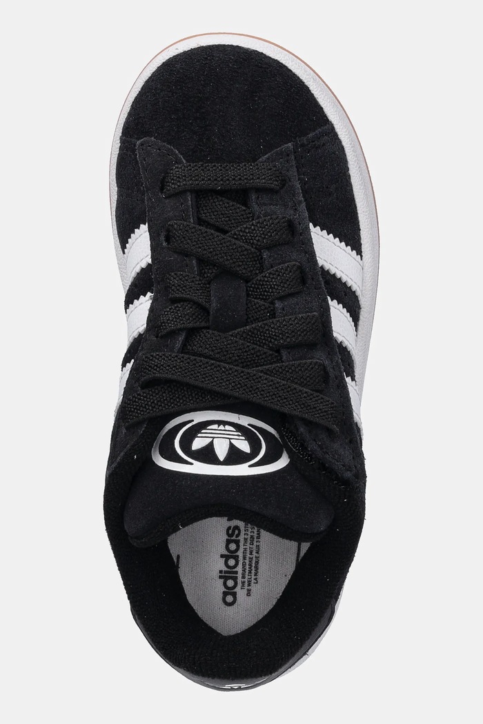 Detské semišové tenisky adidas Originals CAMPUS 00s čierna JQ6386