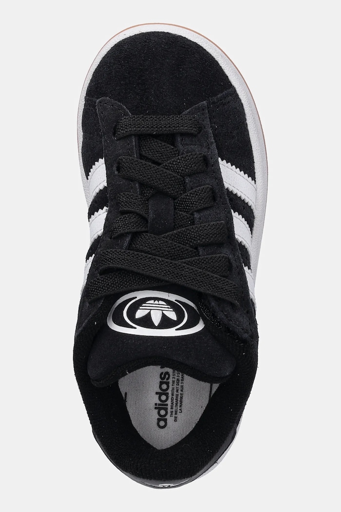 Detské semišové tenisky adidas Originals CAMPUS 00s čierna JQ6386