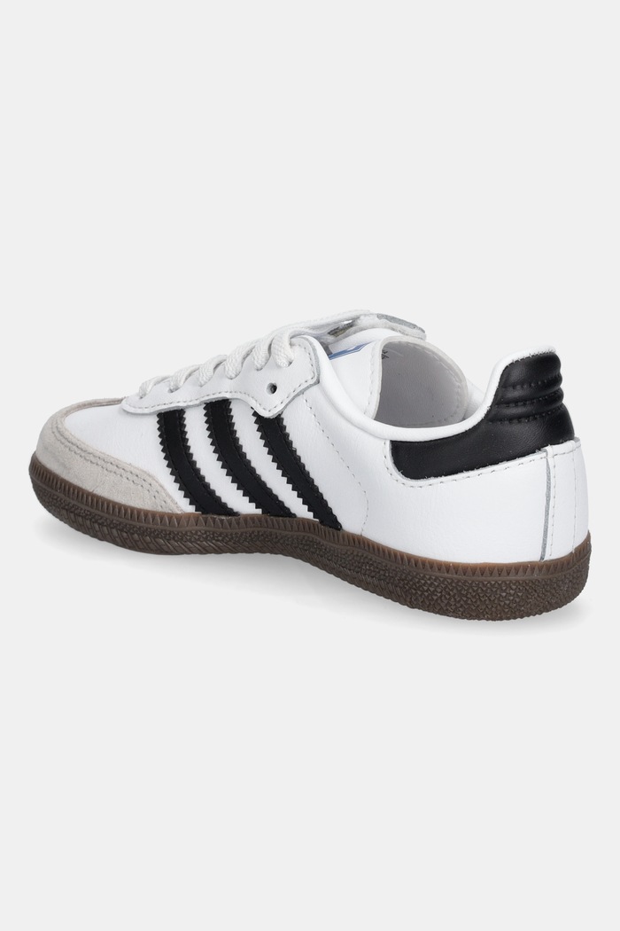 Chlapec Detské kožené tenisky adidas Originals SAMBA OG JQ6391 biela