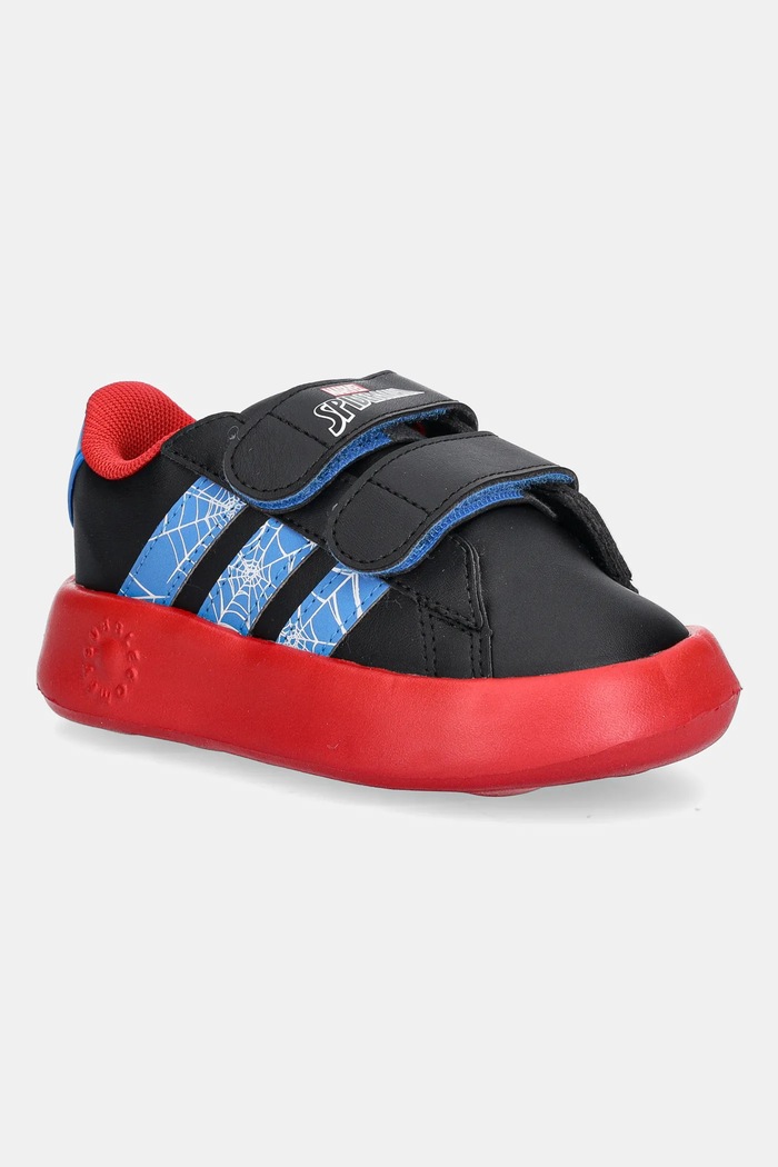 Детски маратонки adidas GRAND COURT SPIDER-MAN Анимационни герои черен JQ7828
