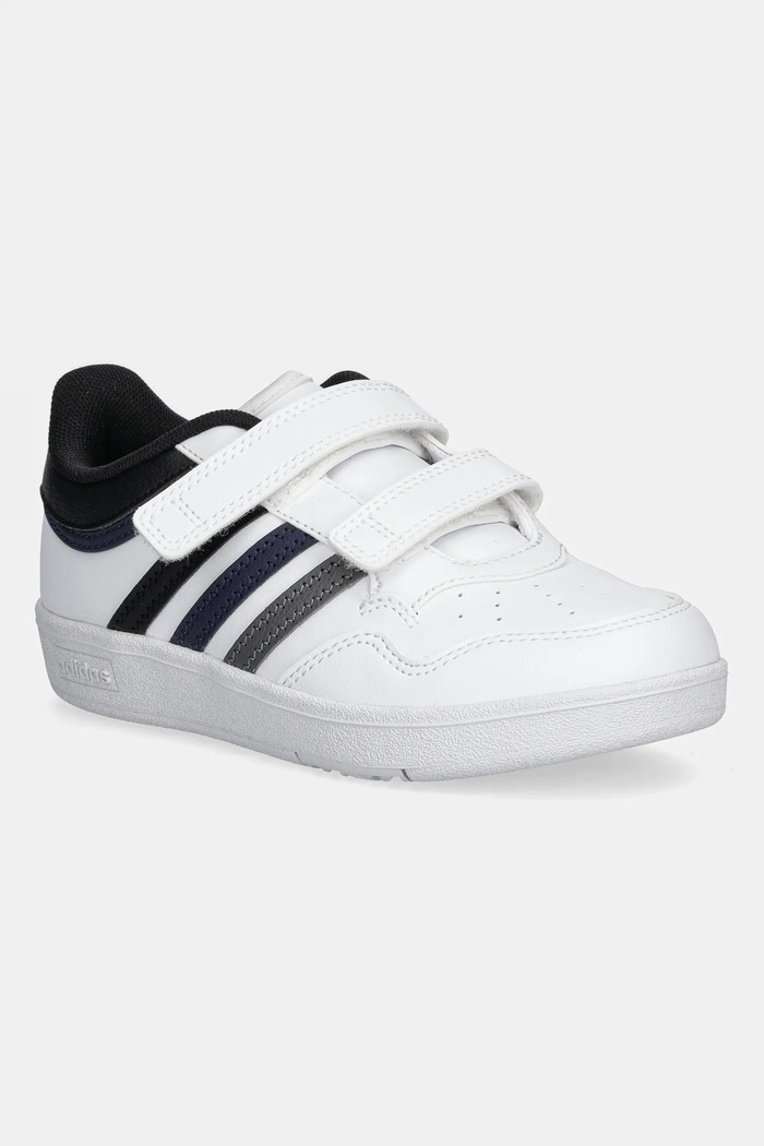 Detské tenisky adidas Originals HOOPS 4.0 imitácia kože biela JQ7862