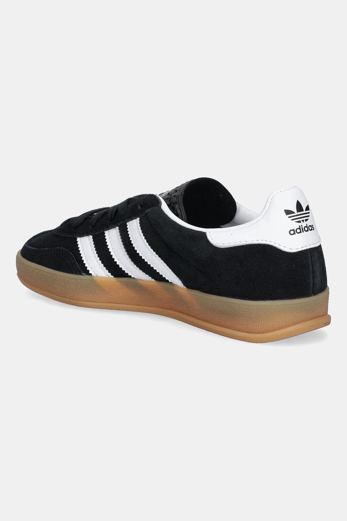 Chłopiec adidas Originals sneakersy zamszowe dziecięce GAZELLE INDOOR JQ8701 czarny