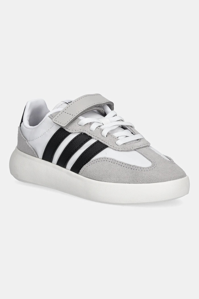 adidas sneakers pentru copii BARREDA DECODE piele întoarsă gri JQ8850