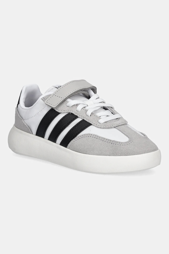 adidas sneakers pentru copii BARREDA DECODE piele întoarsă gri JQ8850