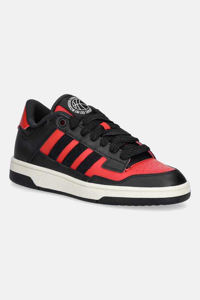 Detské tenisky adidas Originals RAPID COURT LOW nízky čierna JR1020