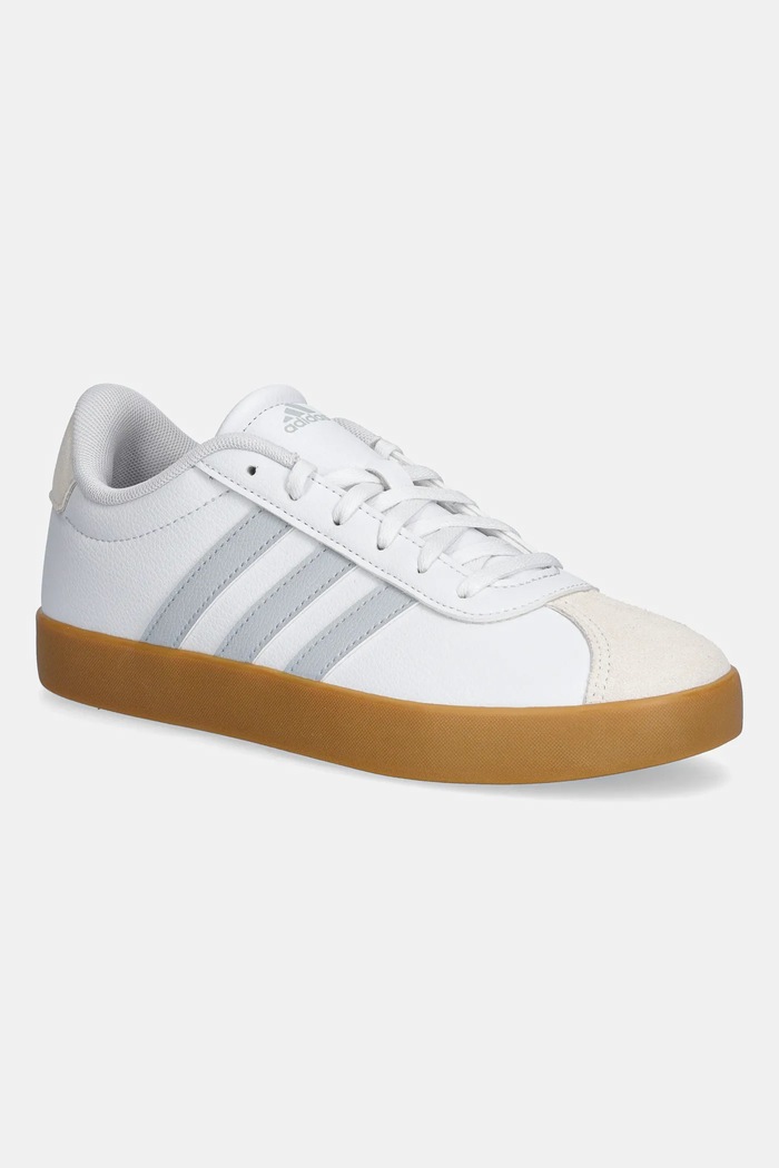 adidas sneakers pentru copii VL COURT 3.0 piele alb JR2220