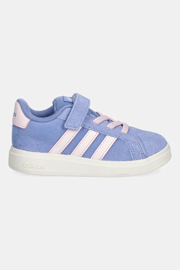 Dětské semišové tenisky adidas GRAND COURT 00s JR2230 modrá AW25