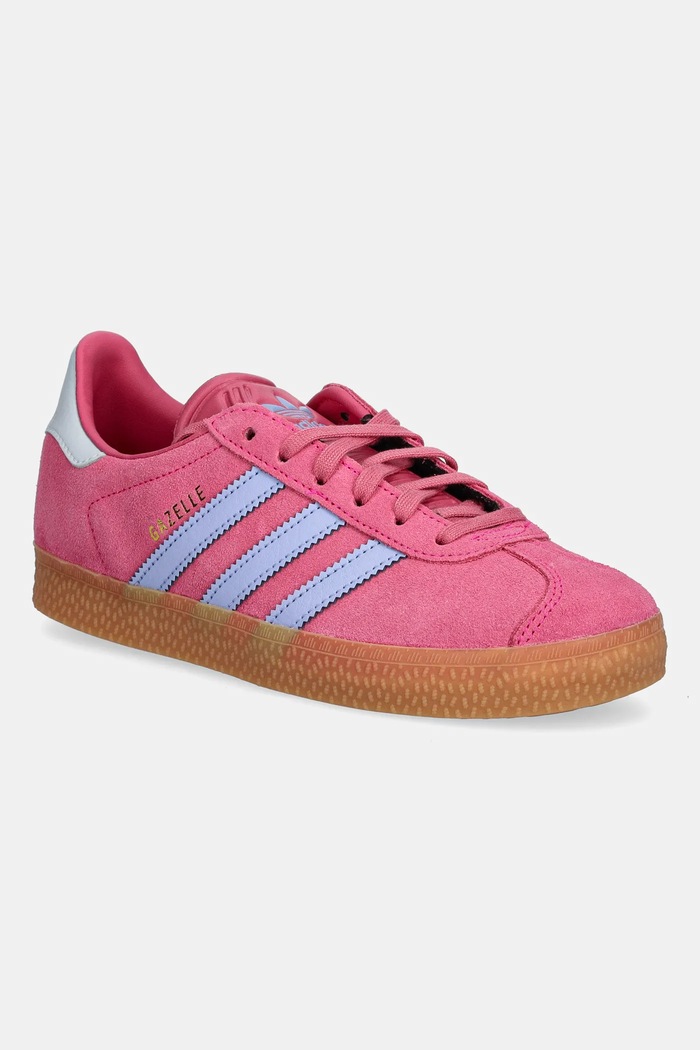adidas Originals sneakersy zamszowe dziecięce GAZELLE imitacja skóry licowej różowy JR5944