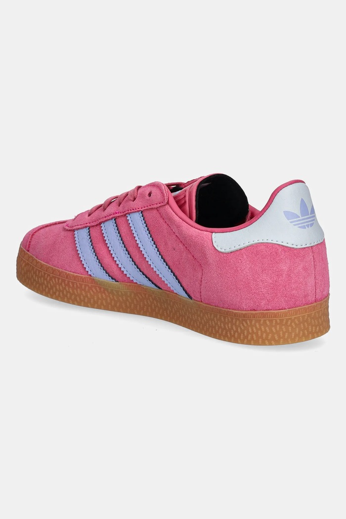 Chłopiec adidas Originals sneakersy zamszowe dziecięce GAZELLE JR5944 różowy