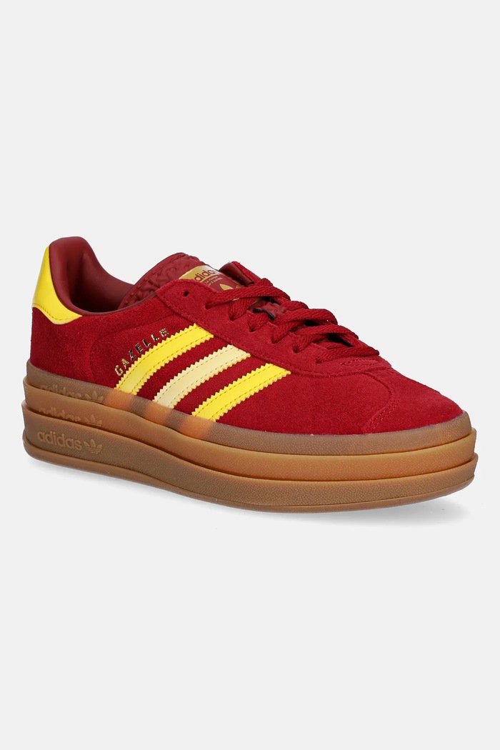 adidas Originals sneakersy dziecięce GAZELLE BOLD syntetyczny czerwony JR5953