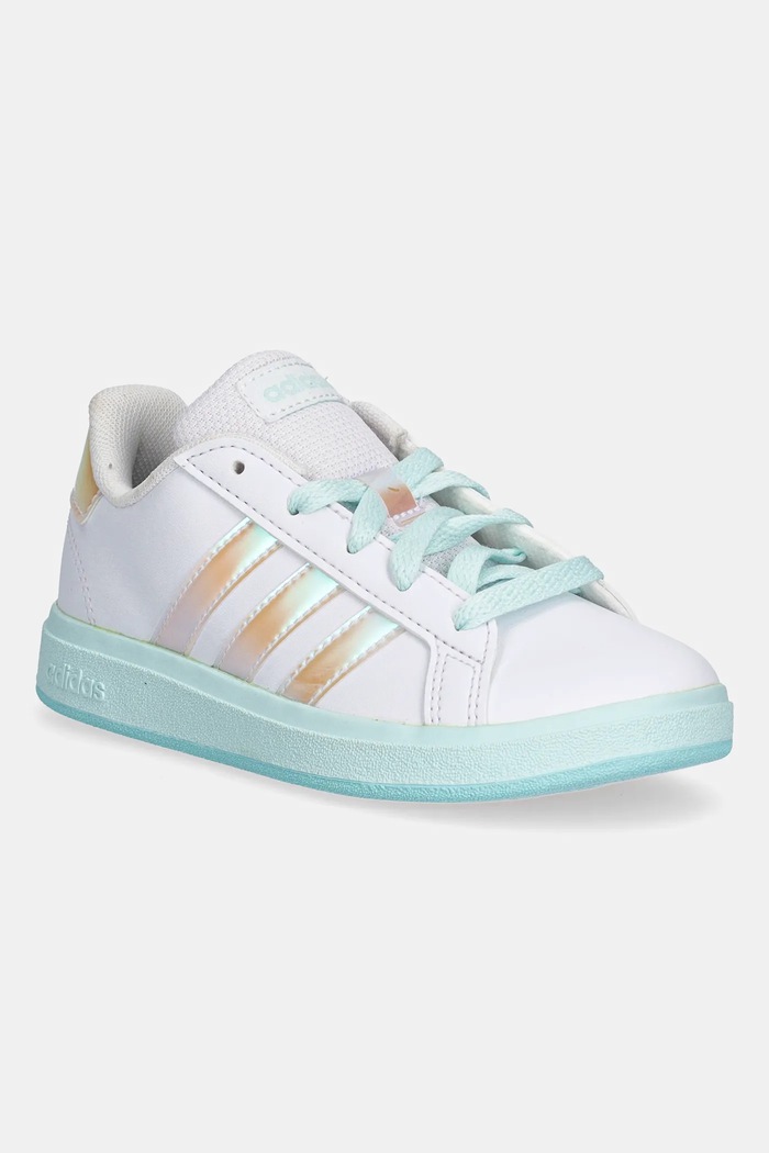 Detské tenisky adidas GRAND COURT 2.0 imitácia kože biela JR6097