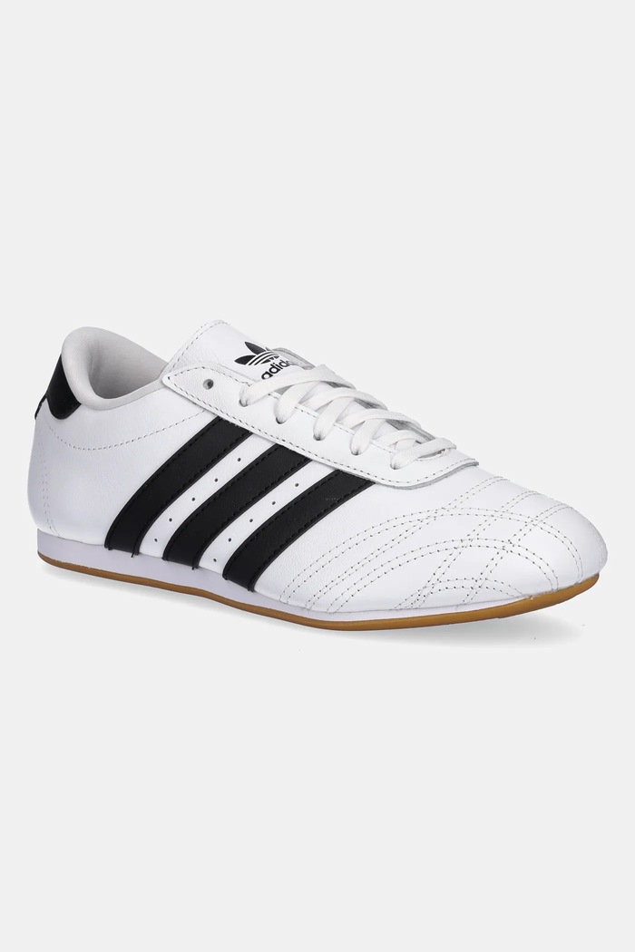 Otroške superge adidas Originals adidas TAEKWONDO LACE prevlečeno usnje bela JR6806