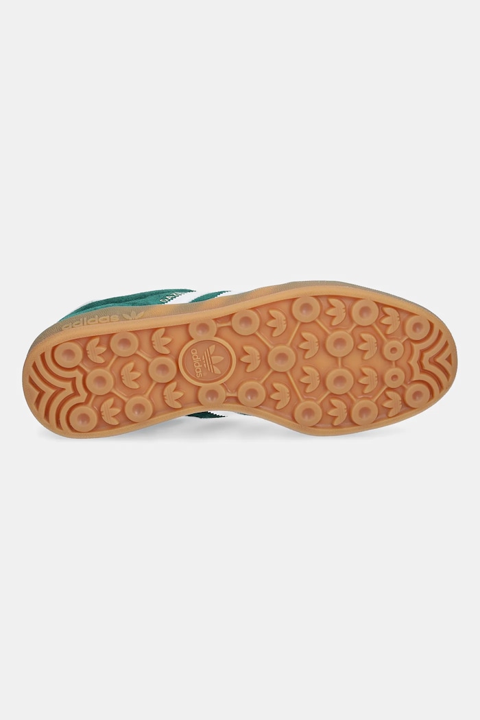 adidas Originals sneakersy zamszowe dziecięce GAZELLE INDOOR JS3800 zielony