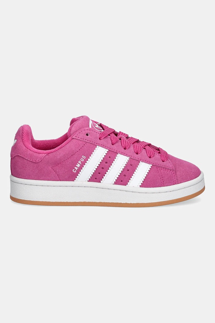 Otroške superge iz semiša adidas Originals CAMPUS 00s JS3847 roza AW25