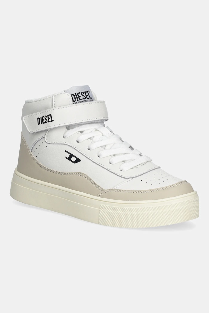 Diesel teniși din piele copii TRACKER-D S-TRACKER D SNEAKERS jos alb BC1039
