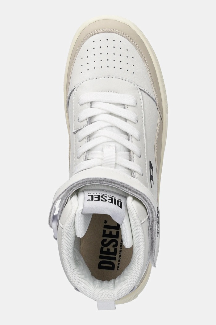 Diesel teniși din piele copii TRACKER-D S-TRACKER D SNEAKERS alb BC1039