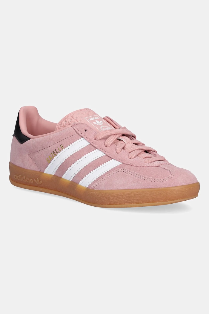 adidas Originals gyerek sportcipő GAZELLE INDOOR velúr bőr rózsaszín JP8763