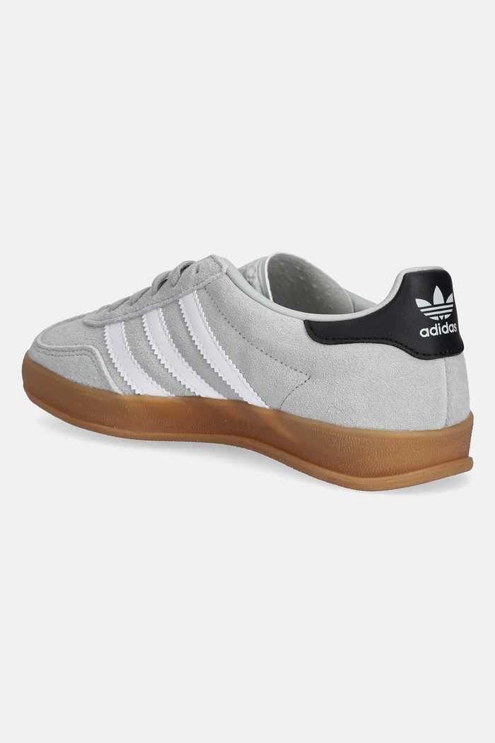 Chłopiec adidas Originals sneakersy dziecięce GAZELLE INDOOR JP8764 szary