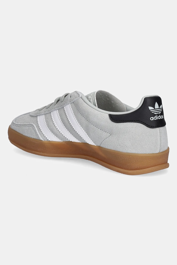 Chłopiec adidas Originals sneakersy dziecięce GAZELLE INDOOR JP8764 szary