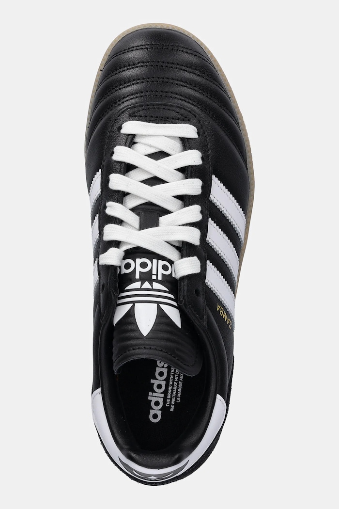 adidas Originals sneakersy skórzane dziecięce SAMBA czarny JQ1326