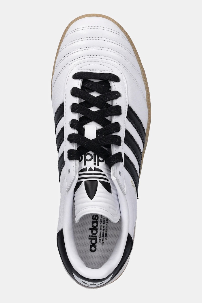 adidas Originals sneakersy skórzane dziecięce SAMBA biały JQ1327