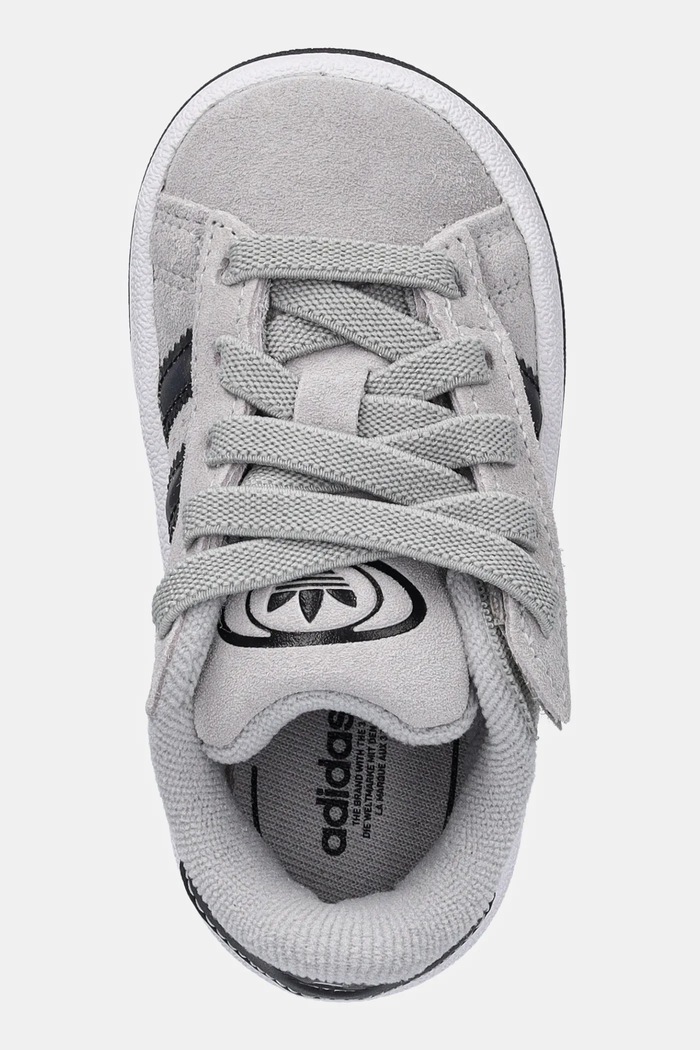 adidas Originals sneakersy zamszowe dziecięce CAMPUS 00s szary JQ1763