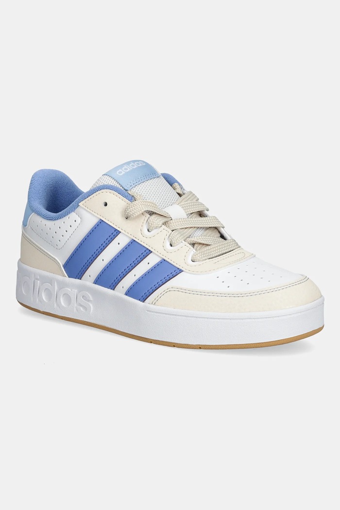 Detské tenisky adidas BREAKBASE imitácia kože biela JQ3690