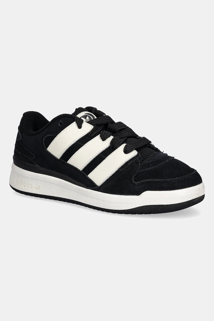 adidas Originals sneakersy skórzane FORUM2000 skóra zamszowa czarny JQ8514