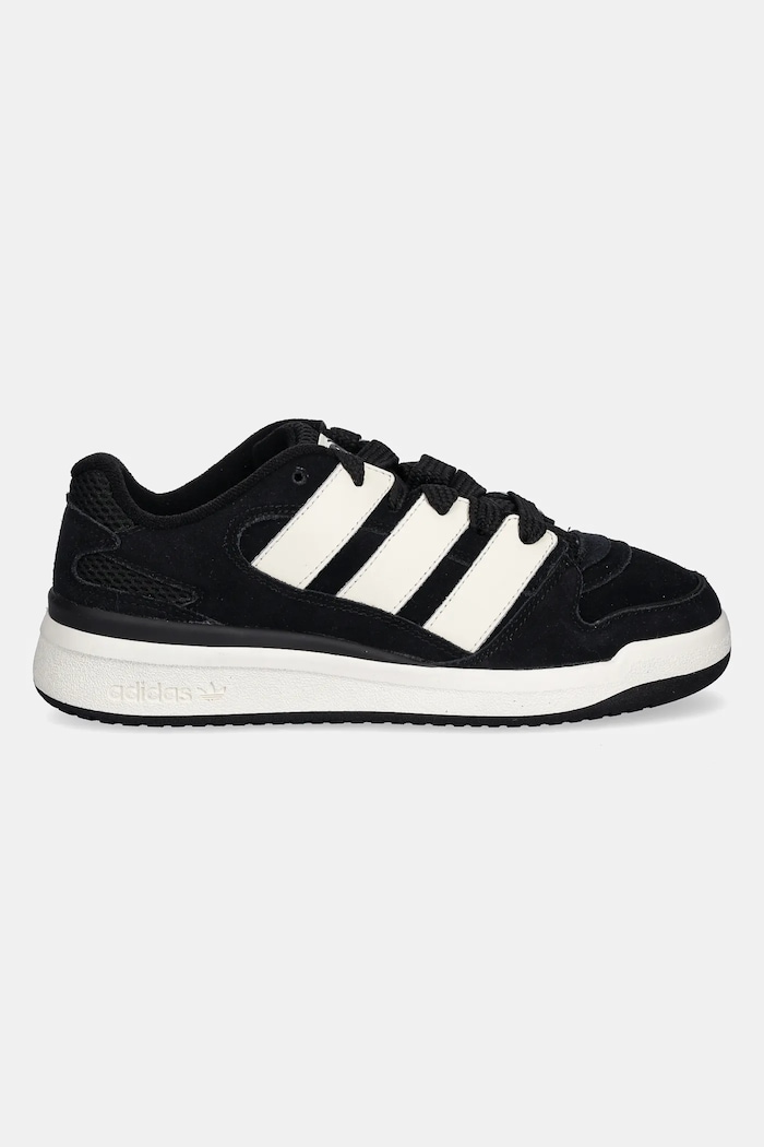 adidas Originals sneakersy skórzane FORUM2000 JQ8514 czarny AW25