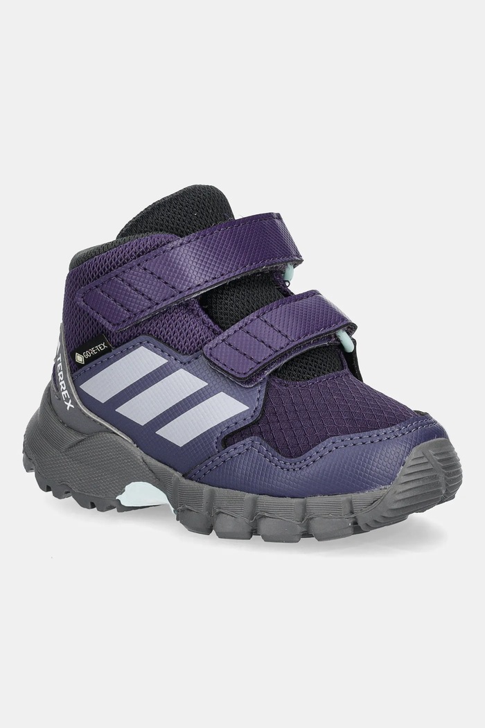 Detské zimné topánky adidas TERREX TERREX SKYCHASER MID GTX textilný fialová JR4058