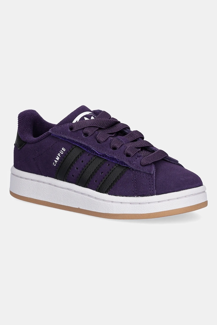 adidas Originals sneakersy zamszowe dziecięce CAMPUS 00s niska fioletowy JR7422