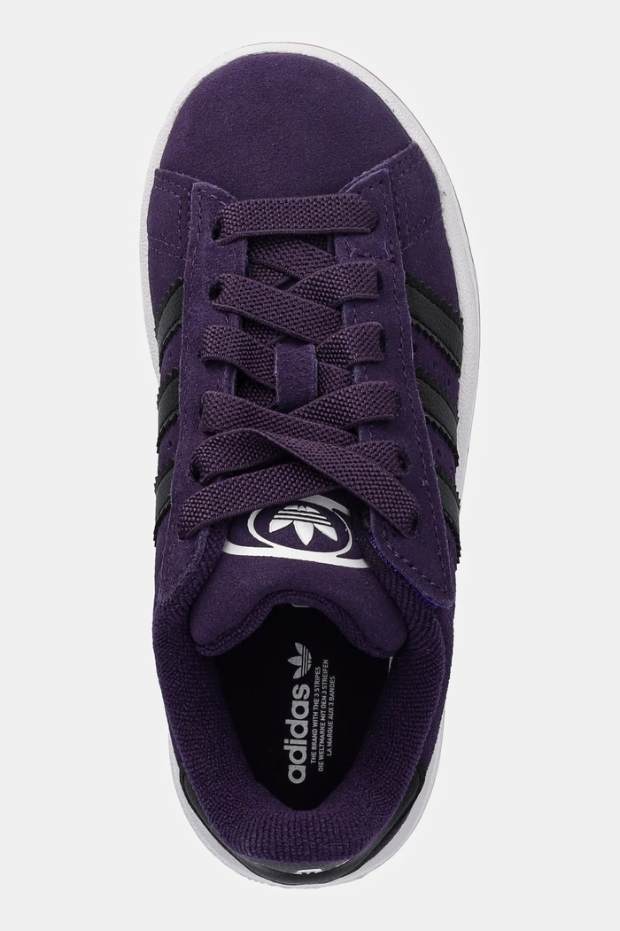 adidas Originals sneakersy zamszowe dziecięce CAMPUS 00s fioletowy JR7422