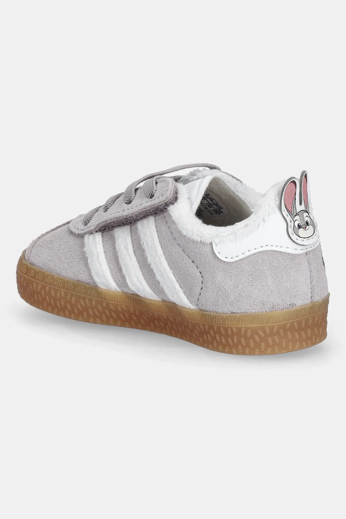 Chłopiec adidas Originals sneakersy zamszowe dziecięce GAZELLE JQ1344 fioletowy