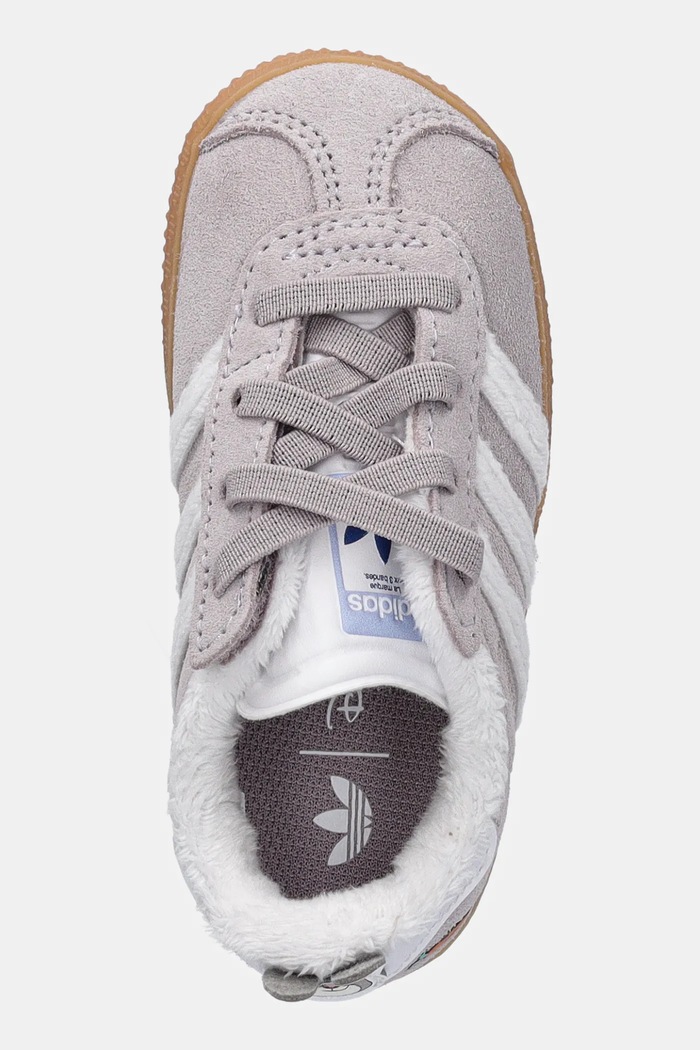 adidas Originals sneakersy zamszowe dziecięce GAZELLE fioletowy JQ1344