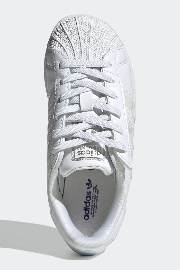 Detské tenisky adidas Originals SUPERSTAR LED LIGHTS JQ6419 biela