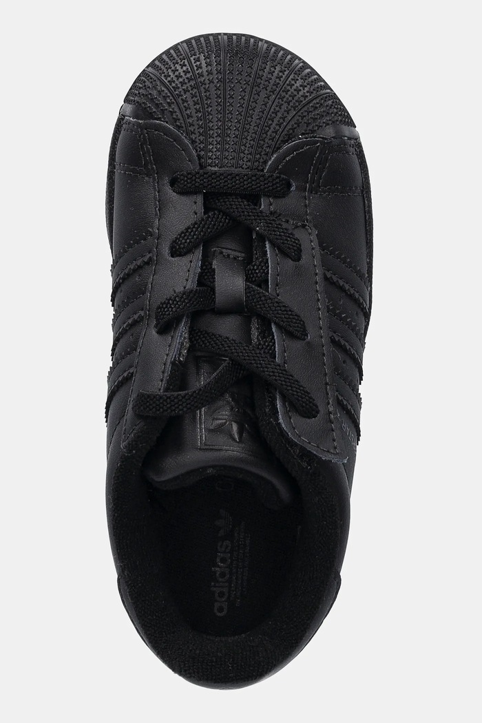 adidas Originals sneakersy dziecięce SUPERSTAR II czarny JR9415